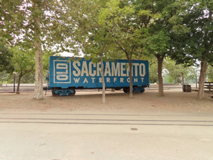 Old town Sacramento, California.