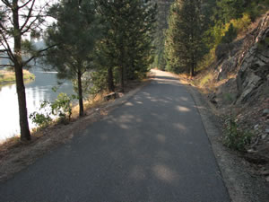 The trail of Coeur d’Alene.