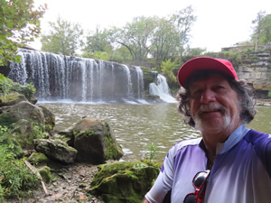Ted next to Upper Cataract Falls west of Indianapolis, Indiana.