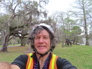 Ted at Audubon Park in New Orleans.
