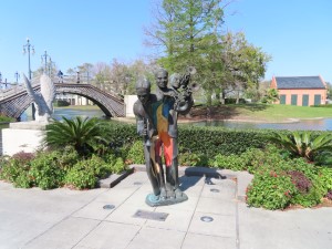 Statue at Louis Armstrong Park in New Orleans.