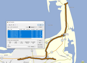 Bike route Ted took at Cape Code, Massachusetts. (CCRT – Cape Code Rails to Trails)
