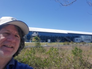 Ted at NASA Stennis Visitor Center in Mississippi.