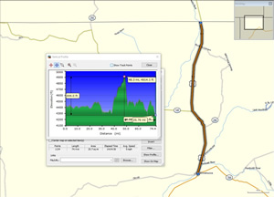 Bike route Ted took from McDermitt to Winnemucca, Nevada.