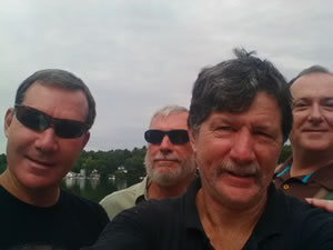 Greg, Jay, Ted and Dave Stagnone in New Hampshire.