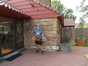 Ted at the main visitor center at Malheur wildlife refuge.