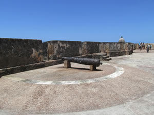 El Morro fort in San Juan, Puerto Rico.