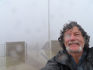 Highest point in South Carolina at Sassafras Mountain – Ted’s rain day.