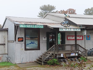 Bike shop next to the Swamp Rabbit Trail.