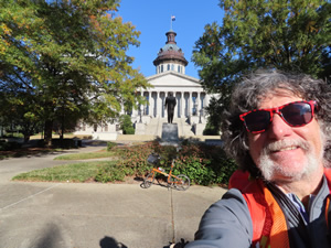 Ted in front of Capital building in Columbia, SC 