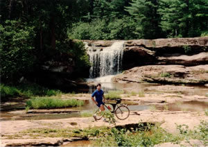 O Kun De Kun Falls near Bruce Crossing, Michigan