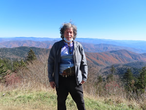 Ted near base of trial to Clingmans Dome,