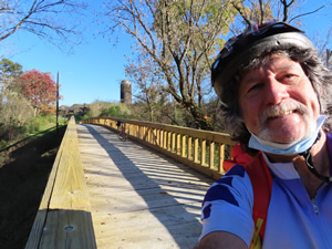 Ted on the Maryville-Acola greenway trail.