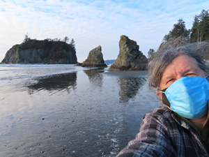Ted at Ruby beach Washington State.