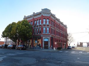 Building in historic are of Port Townsend.