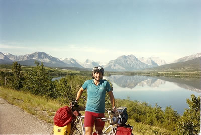 Ted next to St. Mary’s lake in Montana