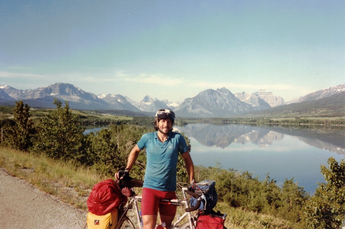 Ted next to St. Mary’s lake in Montana