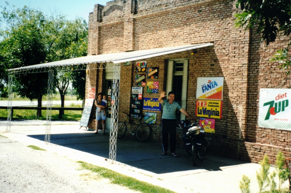 A store across the street from a milk distributing plant.