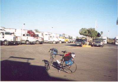A truck stop in Mexico.