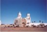 San Xavier Mission just south of Tucson, Arizona.