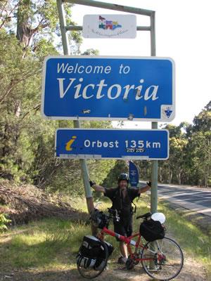 Ted entering State of Victoria