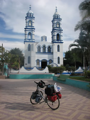 Church at main square in Rosamorada (Ted thinks - Possible north of Rosamorada)