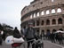 Rome - Ted with his bike in front of the Coliseum
