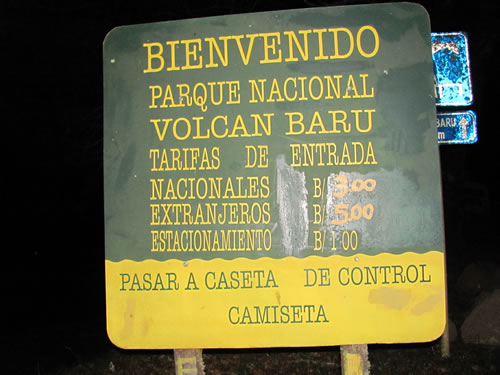 Volcano Baru Trail near Boquete, Panama