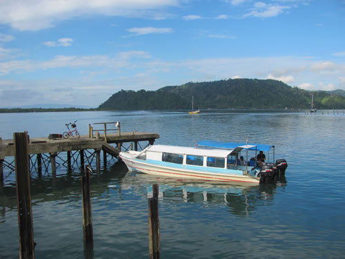 Ferry from Golfio to Puerto Jimenez, Costa Rica 