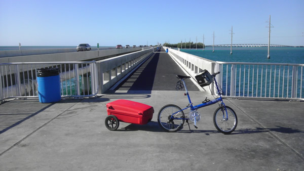 Bike/ Hike bridge in the Keys, FL 