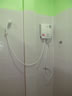 Shower with electric water heater at my motel south of Hua Hin, Thailand