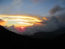 Sunset as seen from about 1000 vertical feet below summit of Volcano Pacaya