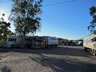 Freightliner trucks near El Salvador/ Honduras border
