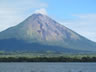 Volcano Concepcion on Ometepe island from boat Ted is on in Lake Nicaragua