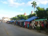 Souvenir stands near main square in Granada, Nicaragua