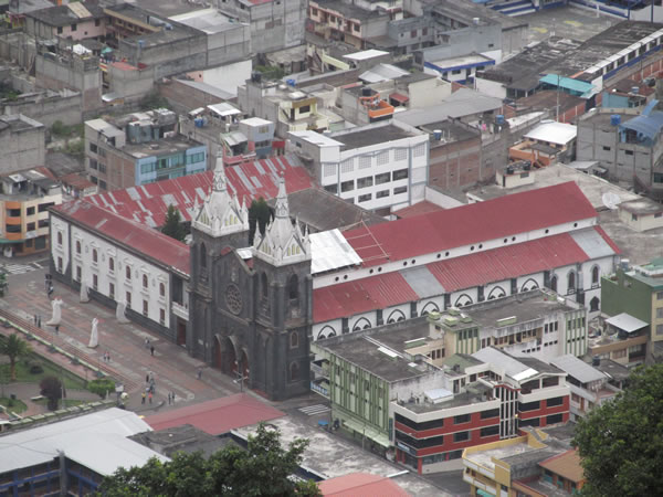 Church in Banos, Ecuador