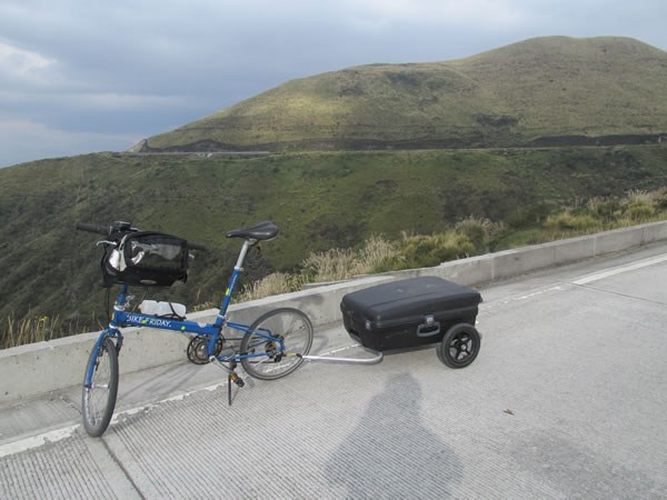 Ted’s bike at near 12,000 feet above sea level in Ecuador.