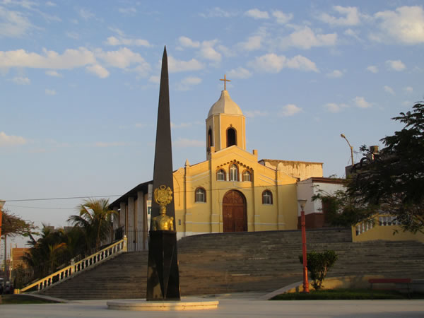 A church in Pacasmayo, Peru.