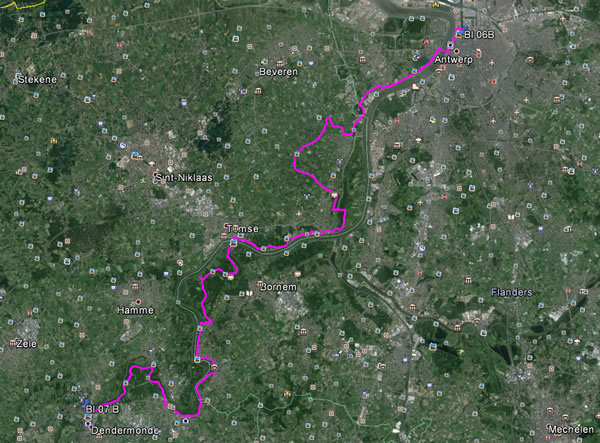 Day 15, Saturday, May 21, 2016 – Cycling Track – Antwerp, Belgium to Dendermonde, Belgium