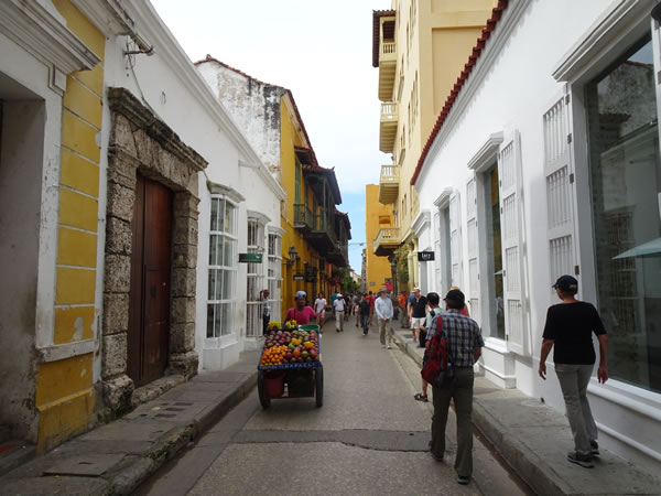 Historic district of Cartagena, Colombia.