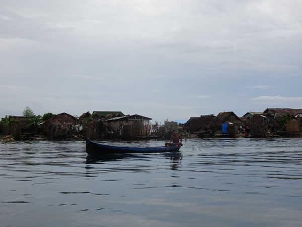 Village Ted visited on his second night in the San Blas Islands, Panama. – Leaving the Island.