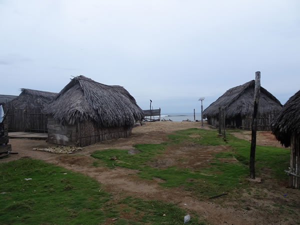 Kuna Village of the largest San Blas Island, Panama.
