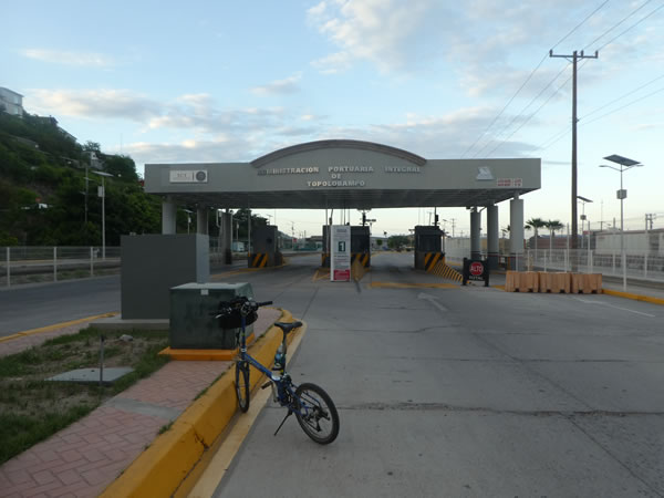 Topolobampo, Mexico, start of bike ride from Topolobampo to Guamúchil.