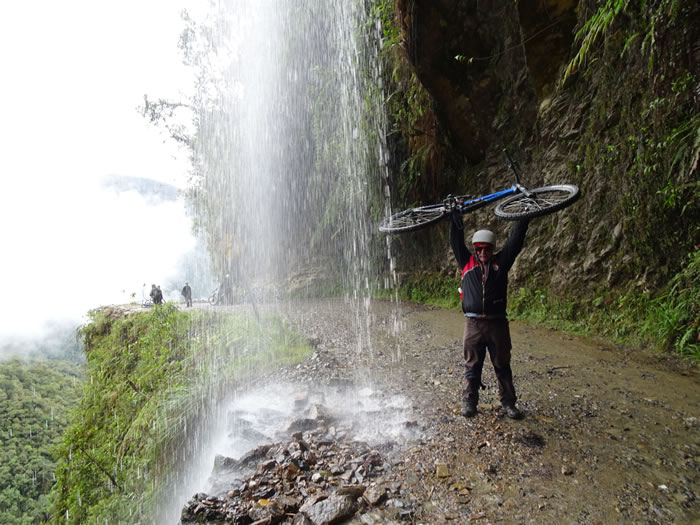 World’s most dangerous road bike tour, Bolivia