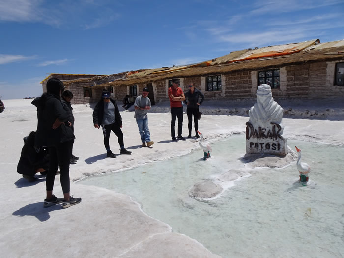 World’s largest salt flats near Uyuni, Bolivia – Rooms at the hotel made of salt