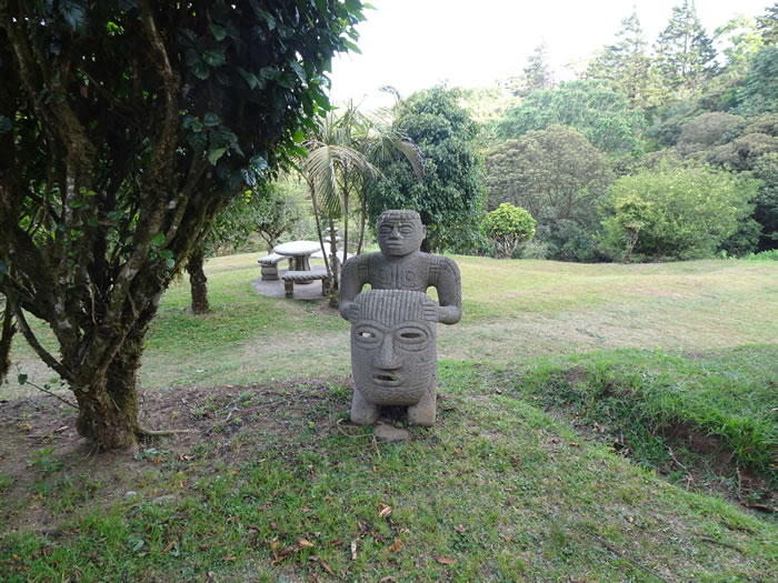 Statue at hotel in Monteverde, Costa Rica.