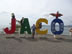 Ted in the Jaco, Costa Rica sign.