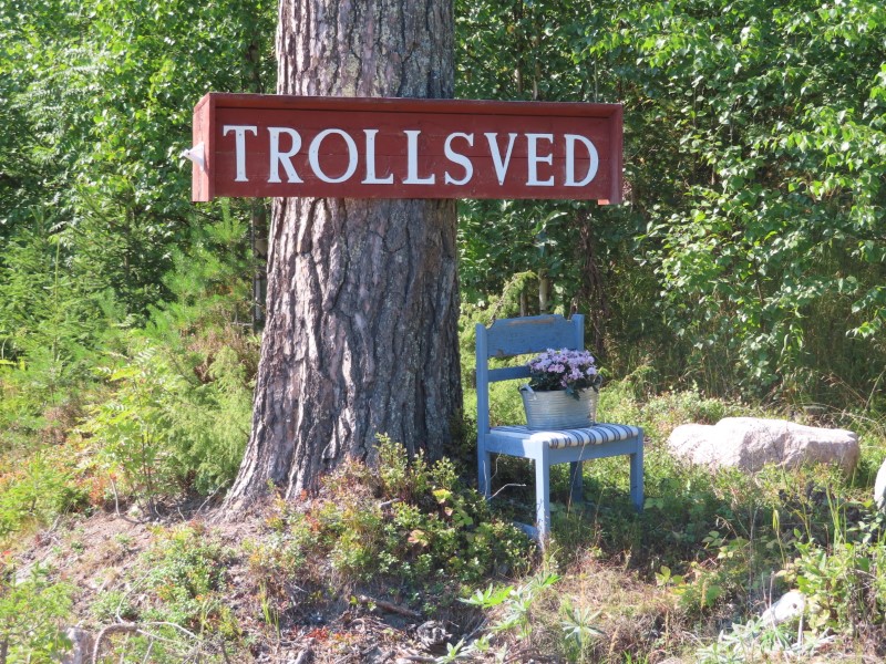 Entering Trollsved, Sweden.