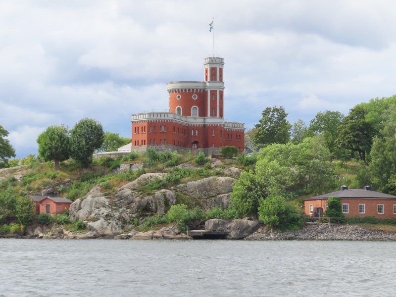 Kastellet Castle on Kastellparken Island in Stockholm, Sweden.