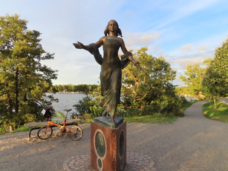 Peace Statue on Djurgrden Island in Stockholm, Sweden.